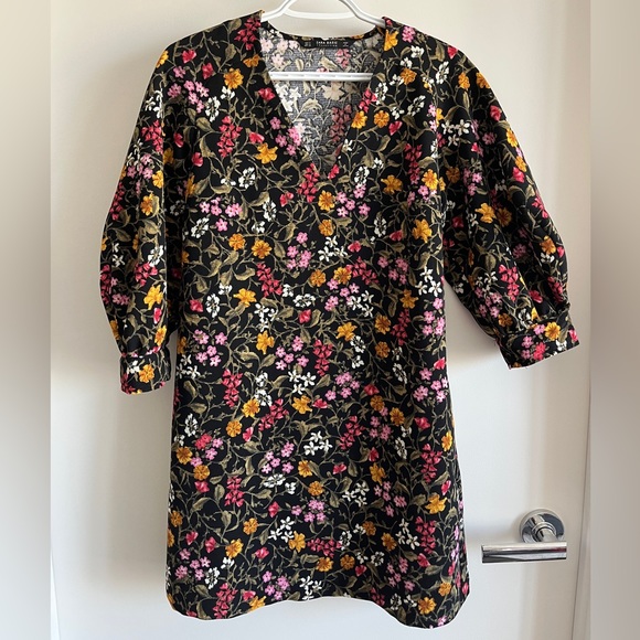 ZARA dress with puff arms, size S - Picture 1 of 3